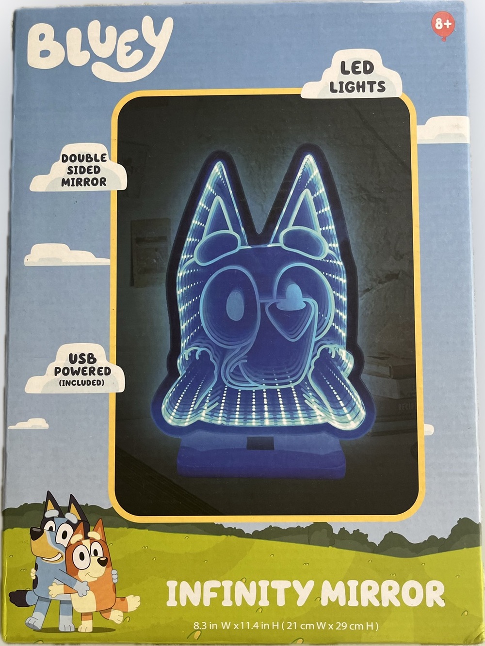 [NWT] Bluey LED Light Mirror (Double Sided)